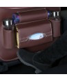Car organizer for the seat foldable shelf mini car table beige