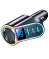 Joyroom Fast Car Charger 4in1 USB-A QC3.0 / 2xUSB-C PD 150W Black (JR-CL21)