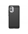 Carbon Case silicone case for Nokia X30 - black