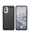 Carbon Case silicone case for Nokia X30 - black