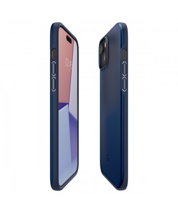 Spigen Thin Fit iPhone 15 Plus Case - Blue