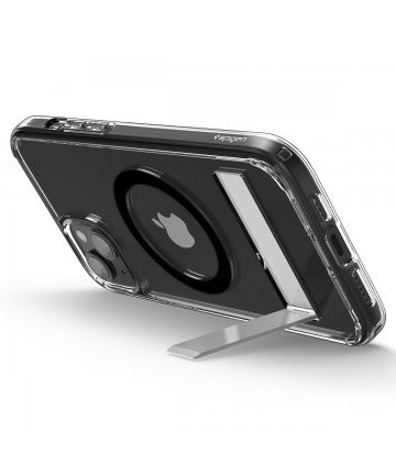 Spigen Ultra Hybrid S MagSafe Case with Stand for iPhone 15 - Black