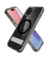Spigen Ultra Hybrid S MagSafe Case with Stand for iPhone 15 Plus - Black
