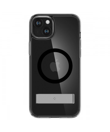 Spigen Ultra Hybrid S MagSafe Case with Stand for iPhone 15 Plus - Black