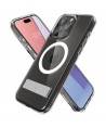 Spigen Ultra Hybrid S MagSafe Case with Stand for iPhone 15 Pro - Transparent