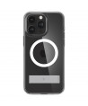 Spigen Ultra Hybrid S MagSafe Case with Stand for iPhone 15 Pro - Transparent