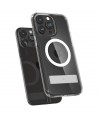 Spigen Ultra Hybrid S MagSafe Case with Stand for iPhone 15 Pro - Transparent