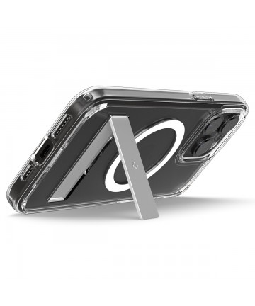 Spigen Ultra Hybrid S MagSafe Case with Stand for iPhone 15 Pro - Transparent
