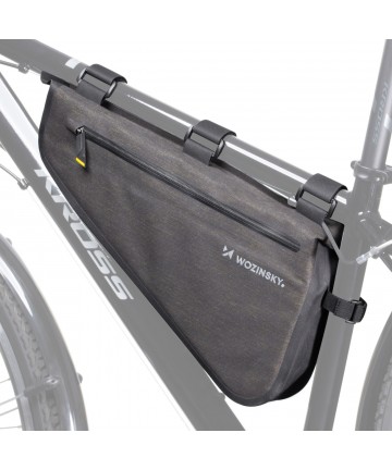Wozinsky Bicycle Frame Bag 3.5L Gray (WBB15BK)