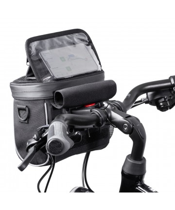 Wozinsky Handlebar Bag Bike Shoulder Bag Black (WBHBB-01)