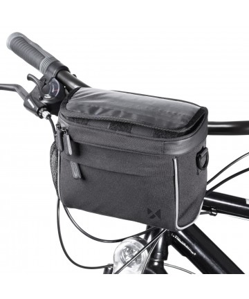 Wozinsky Handlebar Bag Bike Shoulder Bag Black (WBHBB-01)