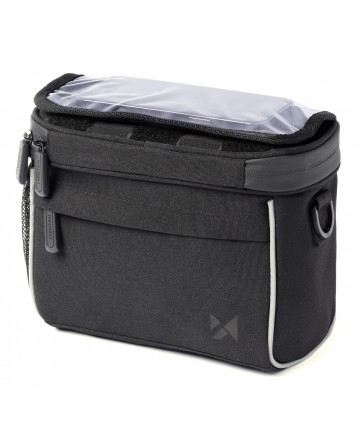Wozinsky Handlebar Bag Bike Shoulder Bag Black (WBHBB-01)