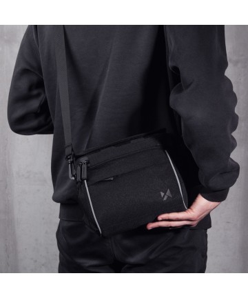 Wozinsky Handlebar Bag Bike Shoulder Bag Black (WBHBB-01)