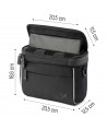 Wozinsky Handlebar Bag Bike Shoulder Bag Black (WBHBB-01)