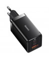 GaN 2xUSB C 1xUSB 65W fast charger Baseus GaN5 Pro + USB C - USB C 100W cable - black