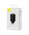 GaN 2xUSB C 1xUSB 65W fast charger Baseus GaN5 Pro + USB C - USB C 100W cable - black
