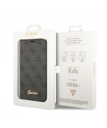 Guess GUBKP14XHG4SHK iPhone 14 Pro Max 6.7 "black / black book 4G Vintage Gold Logo