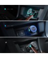 2x USB C 70W car charger with LED backlight Joyroom JR-CCN02 - black