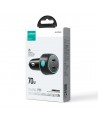 2x USB C 70W car charger with LED backlight Joyroom JR-CCN02 - black
