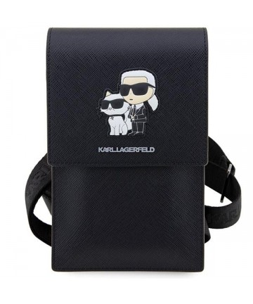 Karl Lagerfeld Handbag KLWBSAKCPMK black/black Saffiano Karl & Choupette