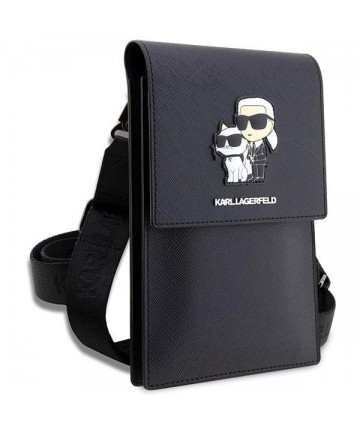 Karl Lagerfeld Handbag KLWBSAKCPMK black/black Saffiano Karl & Choupette