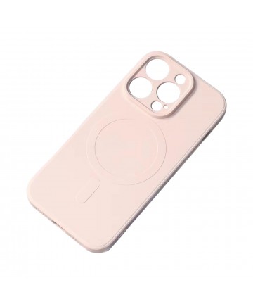 MagSafe Compatible Silicone Case for iPhone 15 Pro Max Silicone Case - Pink