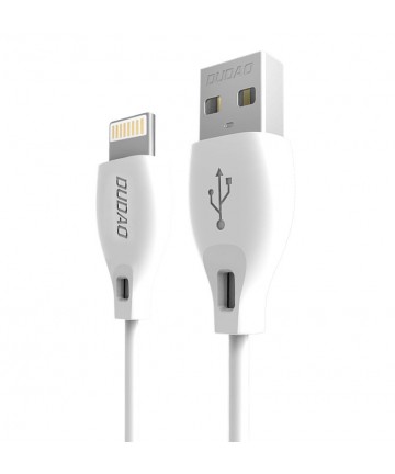 Dudao cable USB / Lightning cable 2.4A 1m white (L4L 1m white)