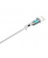 Dudao cable USB / Lightning cable 2.4A 1m white (L4L 1m white)