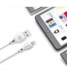 Dudao cable USB / Lightning cable 2.4A 1m white (L4L 1m white)