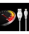 Dudao cable USB / Lightning 2.1A cable 2m white (L4L 2m white)