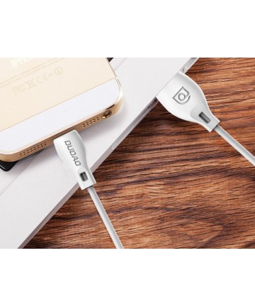 Dudao cable USB / Lightning 2.1A cable 2m white (L4L 2m white)
