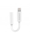 Dudao audio adapter headphone adapter from Lightning to 3.5 mm mini jack white (L16i white)