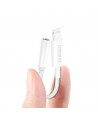 Dudao audio adapter headphone adapter from Lightning to 3.5 mm mini jack white (L16i white)