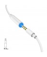 Dudao audio adapter headphone adapter from Lightning to 3.5 mm mini jack white (L16i white)