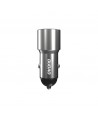 Dudao USB / USB Car Charger Type C Power Delivery Quick Charge 22.5 W Gray (R4PQ)