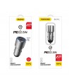 Dudao USB / USB Car Charger Type C Power Delivery Quick Charge 22.5 W Gray (R4PQ)