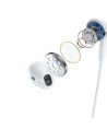 Dudao Magnetic Suction In-Ear Wireless Bluetooth Headphones White (U5B)