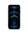 iCarer Leather Oil Wax case covered with natural leather for iPhone 12 Pro Max black (ALI1206-BK)