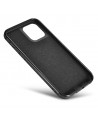 iCarer Leather Oil Wax case covered with natural leather for iPhone 12 Pro Max black (ALI1206-BK)