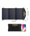 Choetech SC001 solar foldable charger 19W 2x USB-A - black