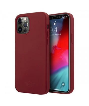 Mini MIHCP12LSLTRE iPhone 12 Pro Max 6,7" czerwony/red hard case Silicone Tone On Tone