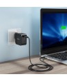Choetech GaN USB Type C wall charger 61W Power Delivery black (Q6006)