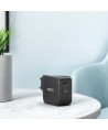 Choetech GaN USB Type C wall charger 61W Power Delivery black (Q6006)