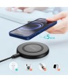 Choetech Qi 10W wireless charger + USB cable - micro USB black (T526-S)