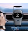 Dudao Automatic Car Holder with Built-in Qi 15W Wireless Charger Gray (F20xs)