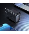 Acefast GaN USB Type-C 30W charger, PD, QC 3.0, AFC, FCP black (A21 black)