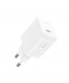 Acefast charger GaN USB Type C 30W, PD, QC 3.0, AFC, FCP white (A21 white)