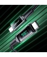 Acefast C6-03 Black USB-C - USB-C PD QC cable 100W 5A 480Mb/s 2m - black