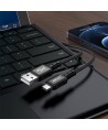 Acefast USB cable - USB Type C 1.2m, 3A black (C1-04 black)