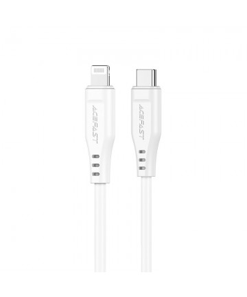 Acefast C3-01 Lightning - USB-C PD cable 30W 3A 480Mb/s 1.2m - white